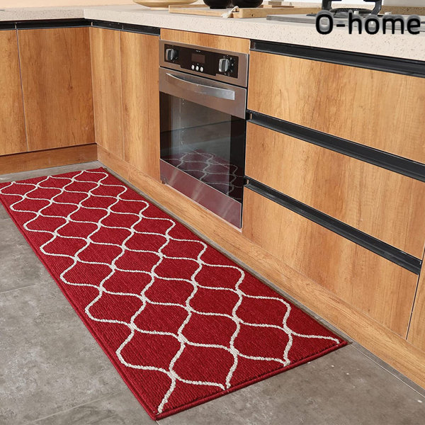 Ohome Kitchen Rug Mats Made Of 100 Polypropylene Strip TPR Backing